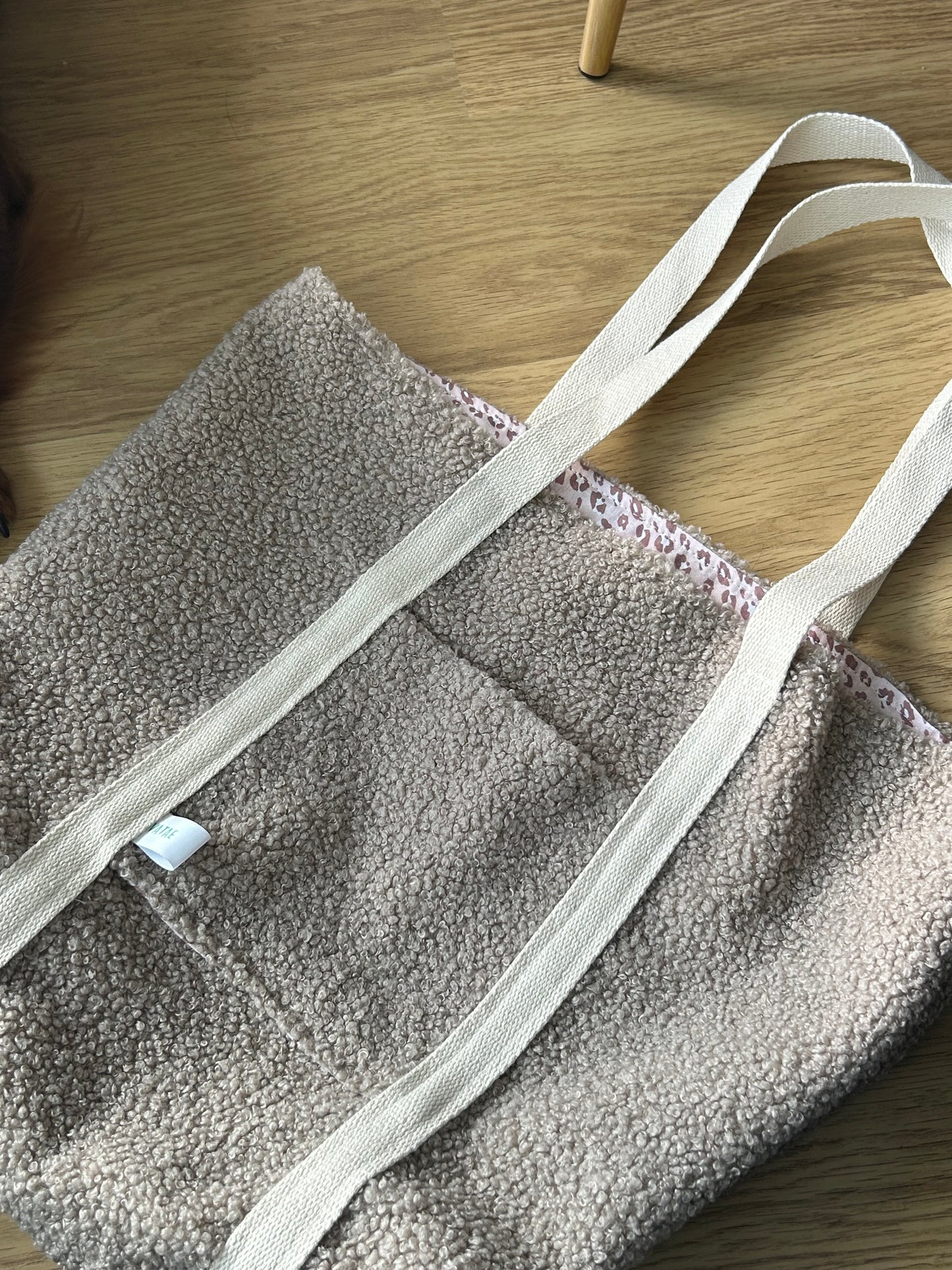 Sac cabas sherpa marron