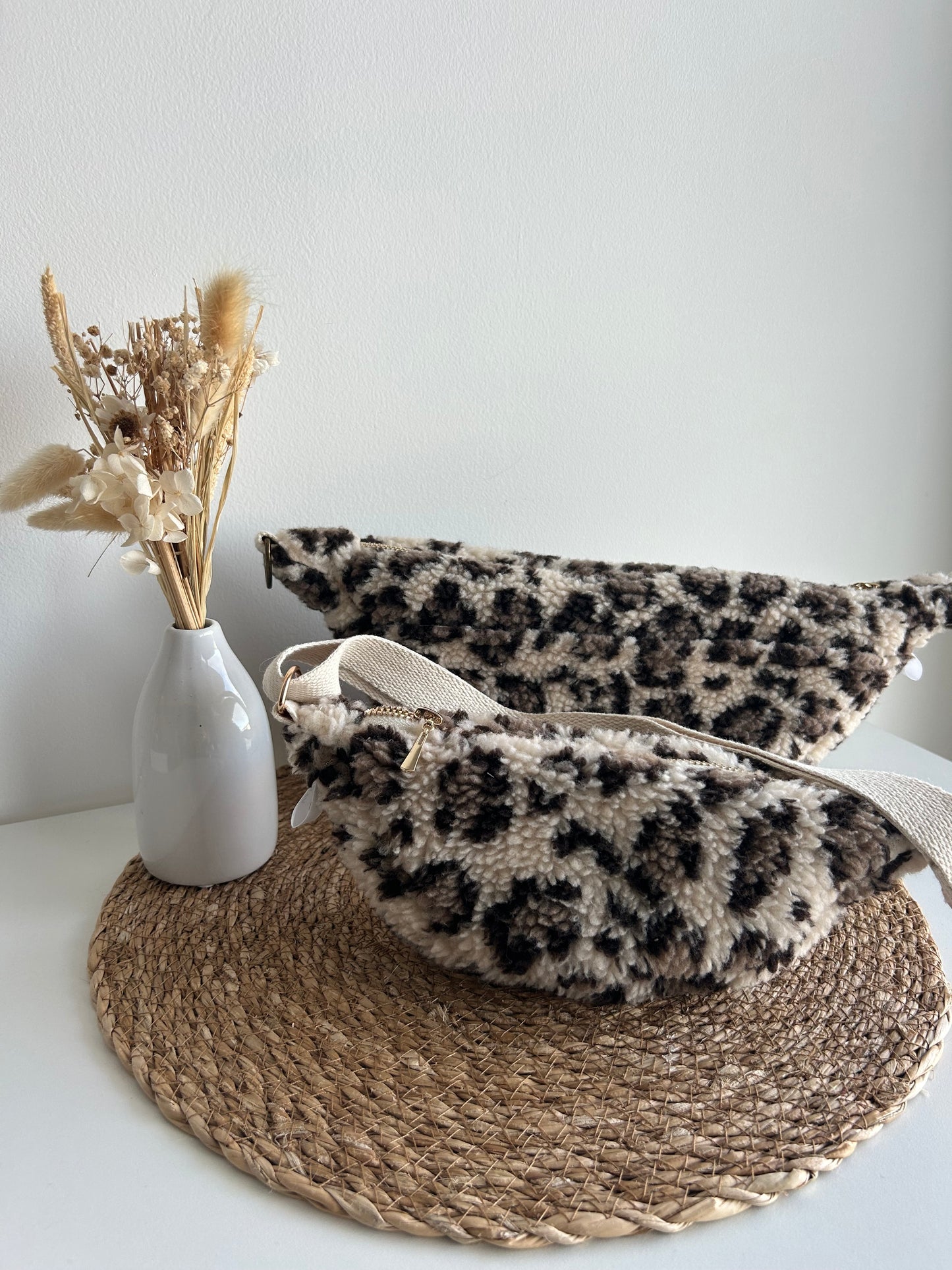 Banane enfant sherpa léopard