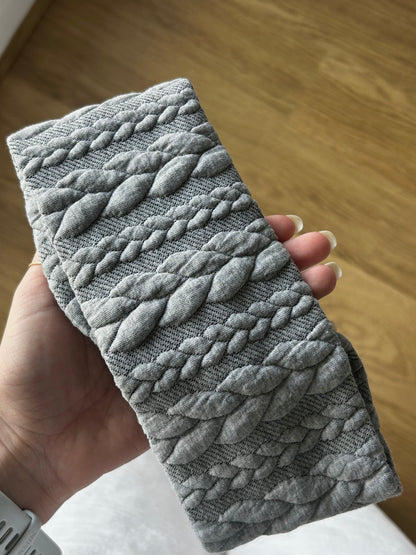 Bandeau gris épais