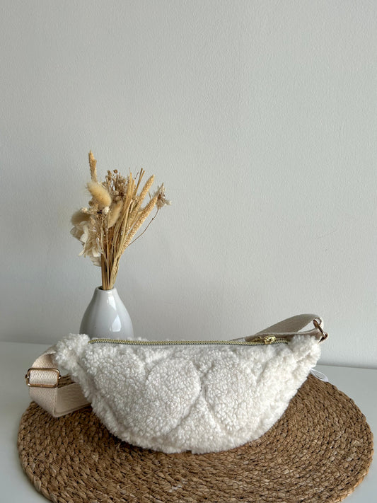 Banane enfant sherpa imprimés cœurs