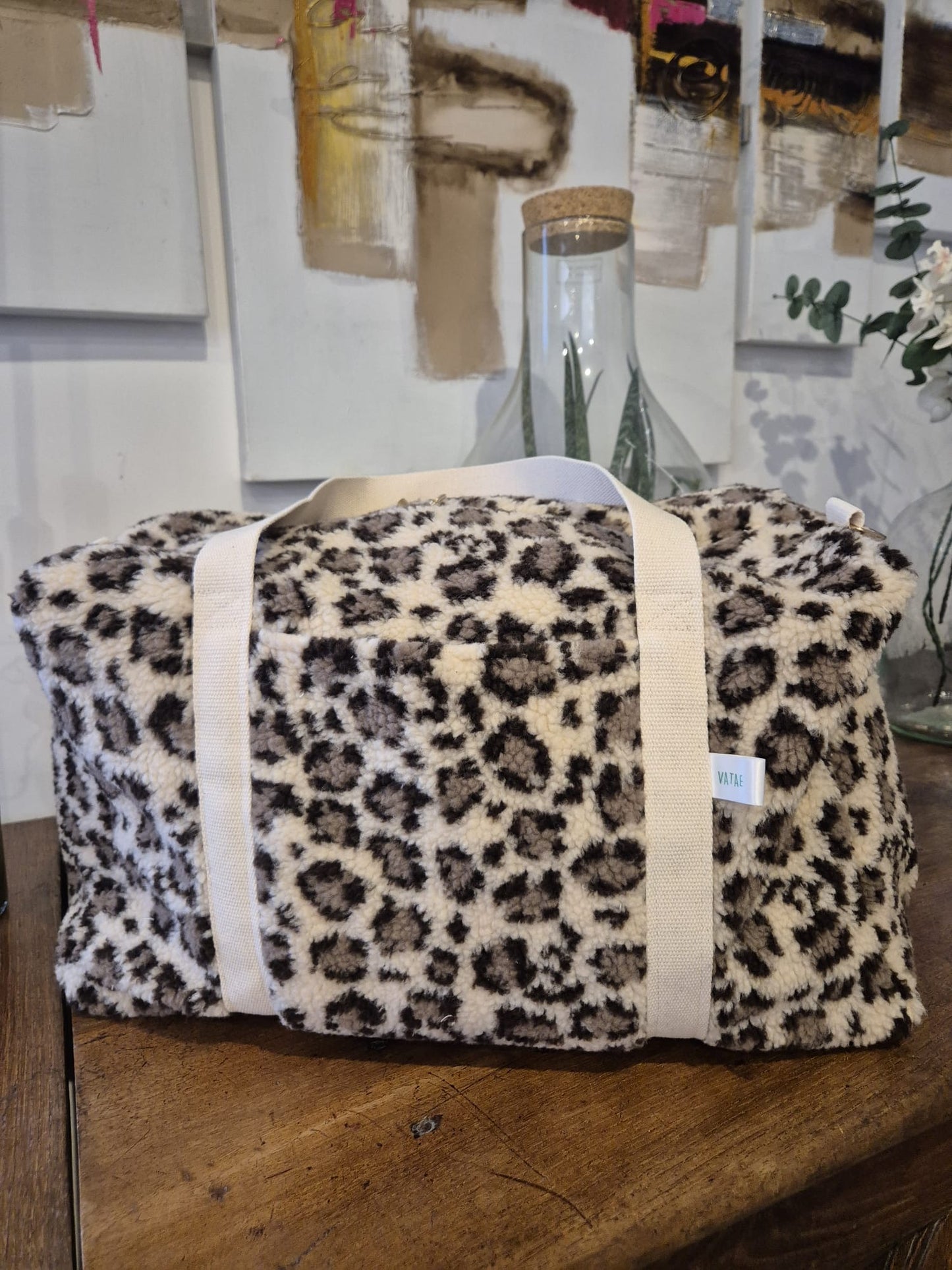 Sac à langer sherpa léopard