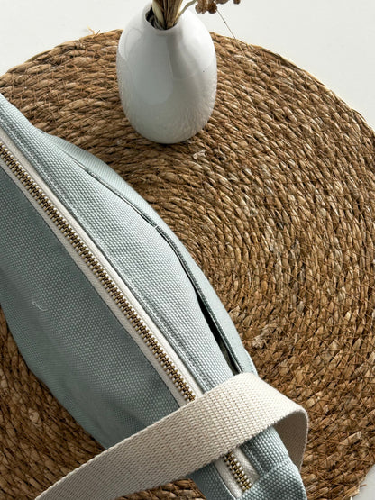 Banane coton natté vert d’eau