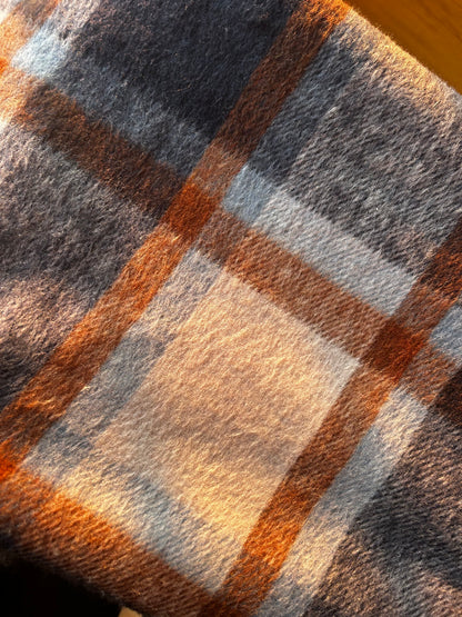 Écharpe écossaise bleu