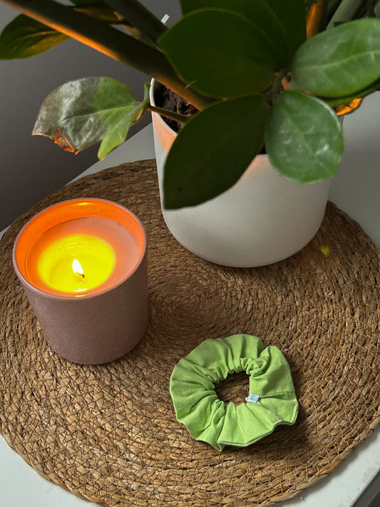 Scrunchie vert pomme