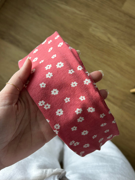 Bandeau rose à fleurs